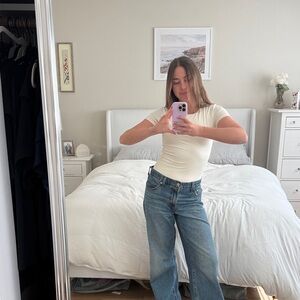 Cream Bodysuit - Women Tops